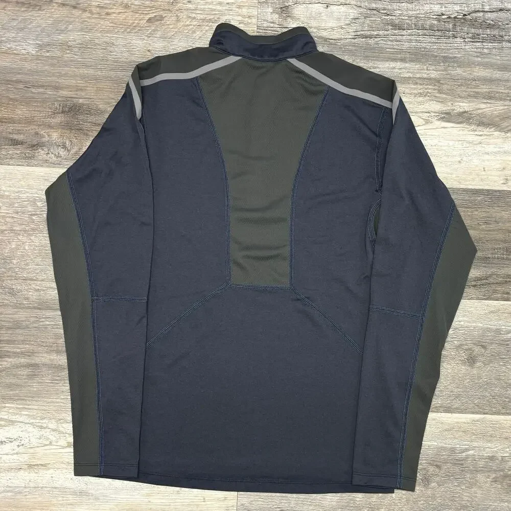 The‎ North Face Flash Dry XD Blue Mens S Mountain Athletics Thermal Pullover Top